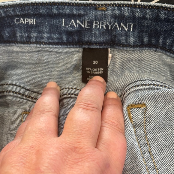 Lane Bryant Dark Blue capri Jeans - Picture 7 of 7